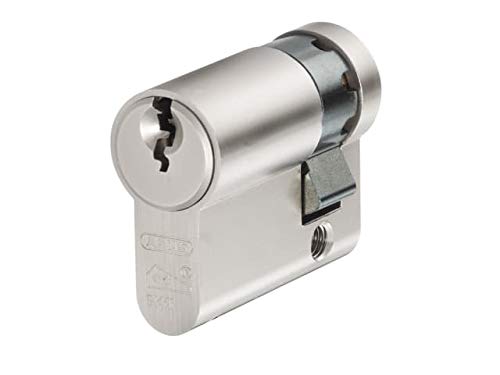ABUS Mechanische – E60NP Euro Half Cylinder Nickel Pearl 10 mm/50 mm Box