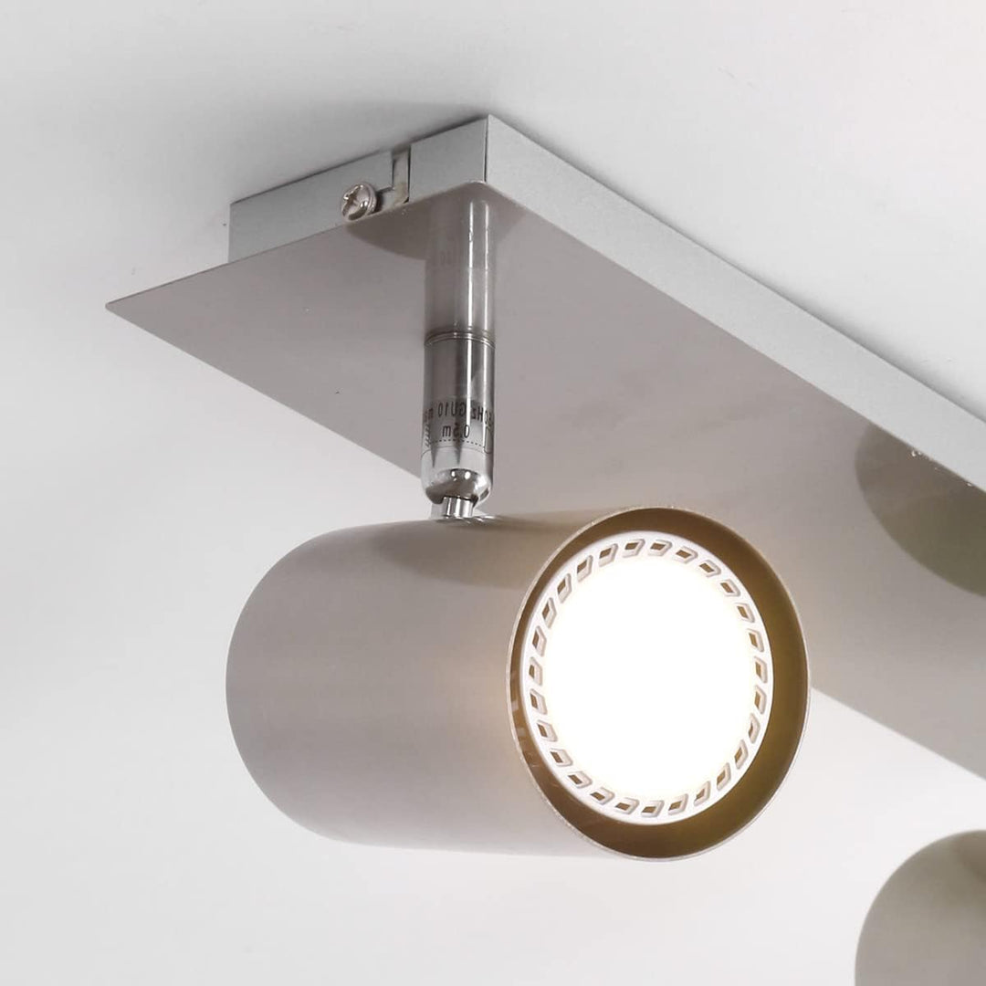 Trio Leuchten Balken in Nickel matt, Spotbalken 2-flammig, exklusiv 2xGU10, Länge: 30 cm 802400207,