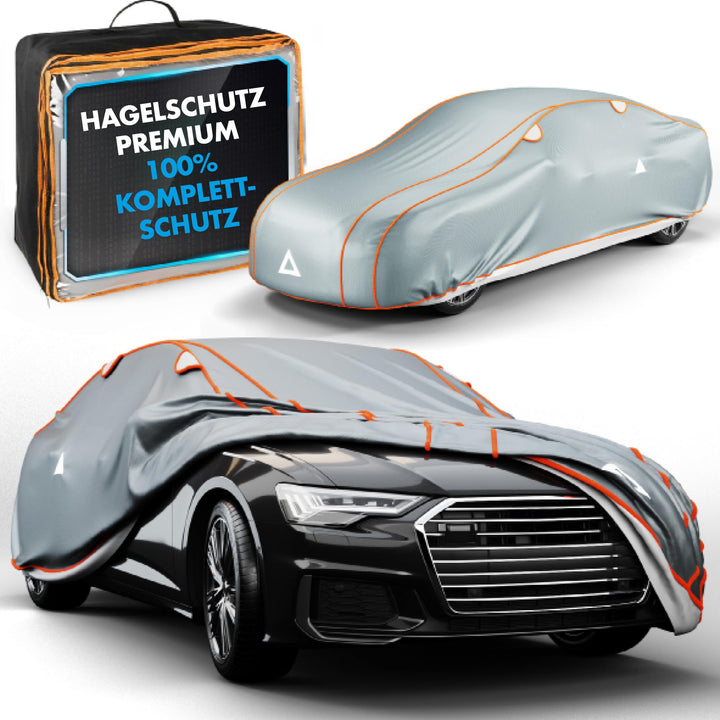 WALSER Auto Hagelschutzplane Vollschutz wasserdichte atmungsaktive Hagelschutzgarage für optimalen H