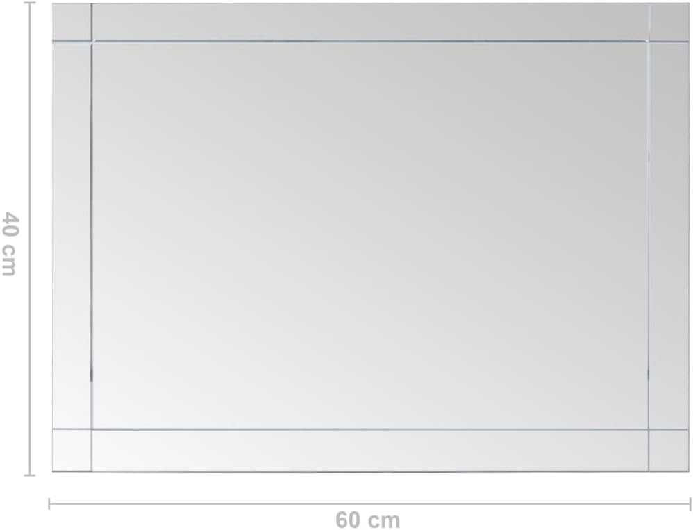 vidaXL Wandspiegel Spiegel Badspiegel Kosmetikspiegel Dekospiegel Schminkspiegel Badezimmerspiegel F