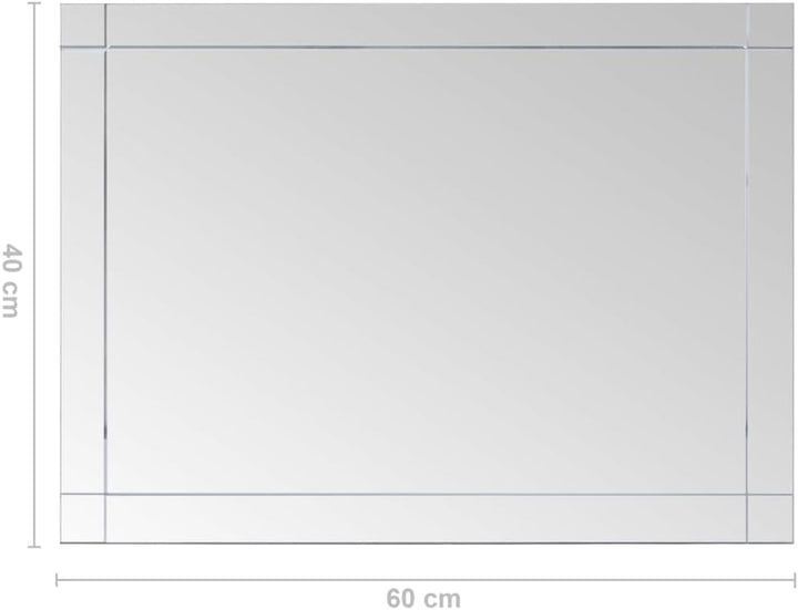 vidaXL Wandspiegel Spiegel Badspiegel Kosmetikspiegel Dekospiegel Schminkspiegel Badezimmerspiegel F