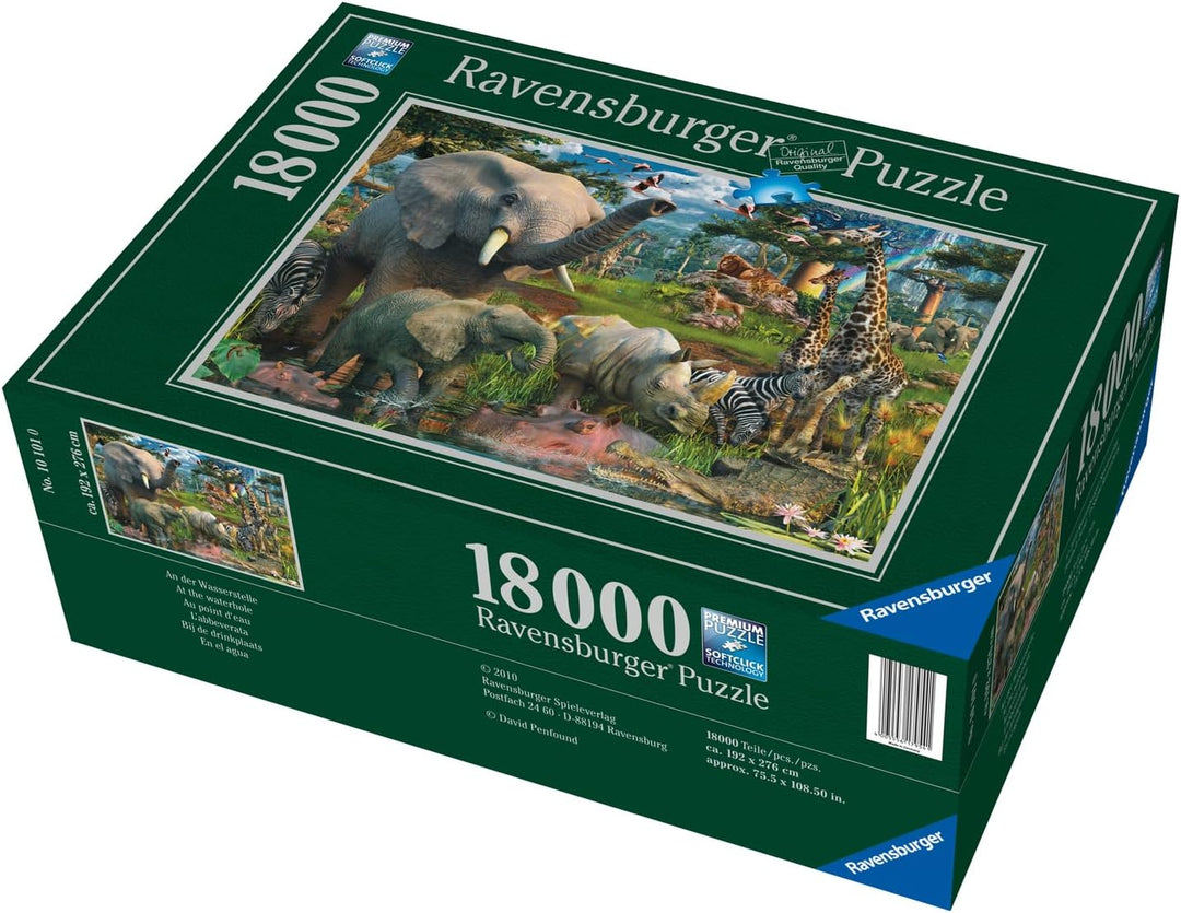 Ravensburger 17823 - David Penfound "At the waterhole" - 18000 Teile Puzzle (276x192 cm)
