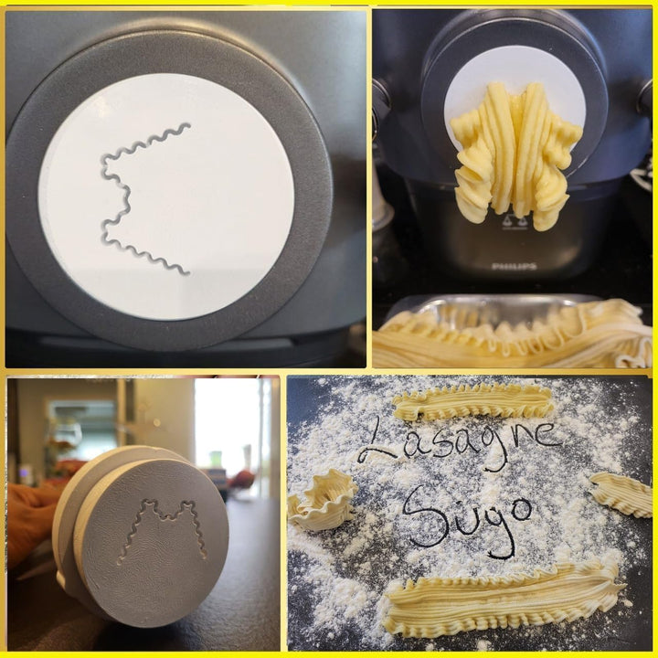 MY PASTA - Lasagne Sugo - Nudelzubehör passend für Philips Pastamaker Nudelscheiben-Aufsatzeinsatz f