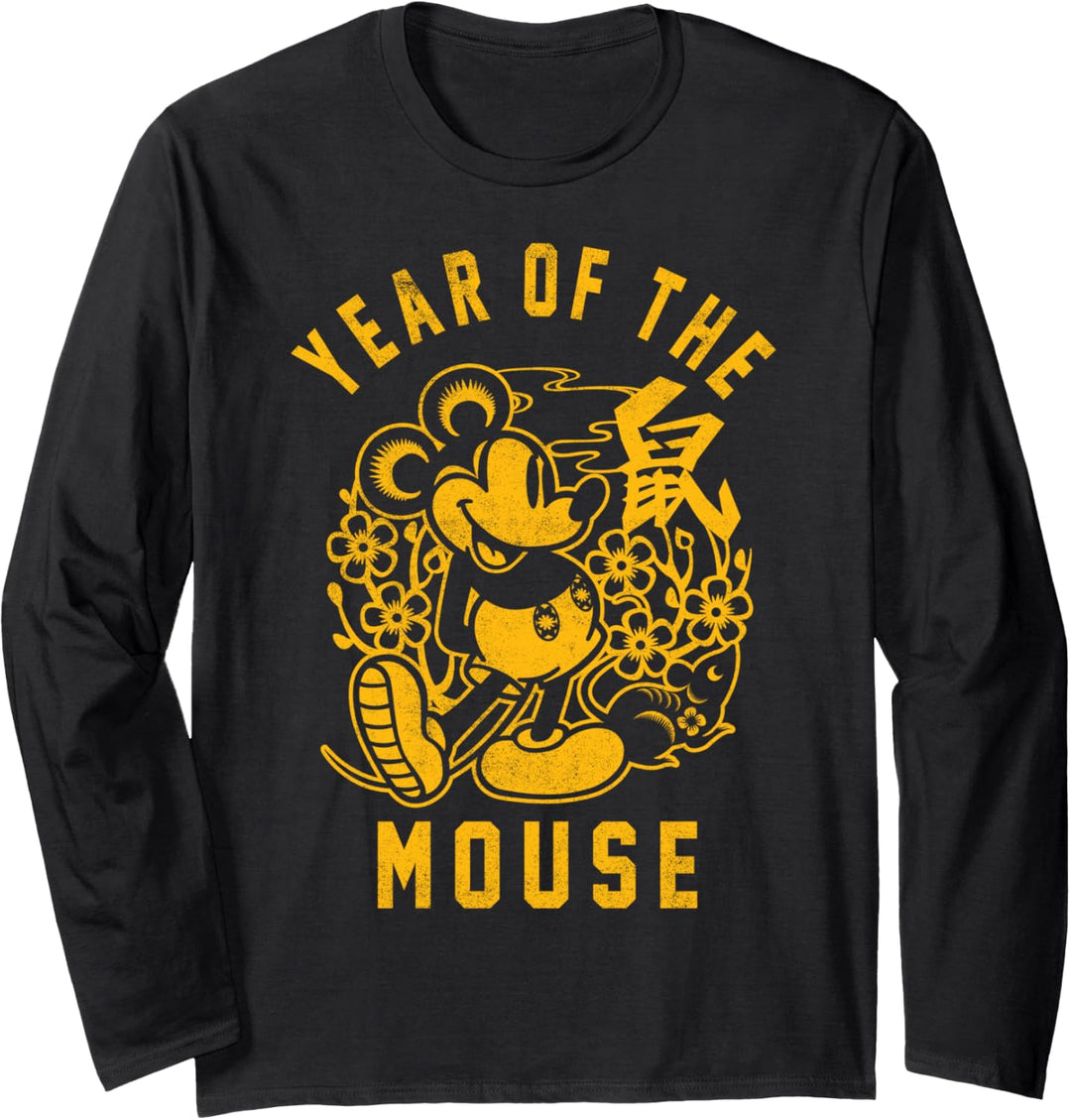 Disney Mickey And Friends Mickey Year Of The Mouse Langarmshirt