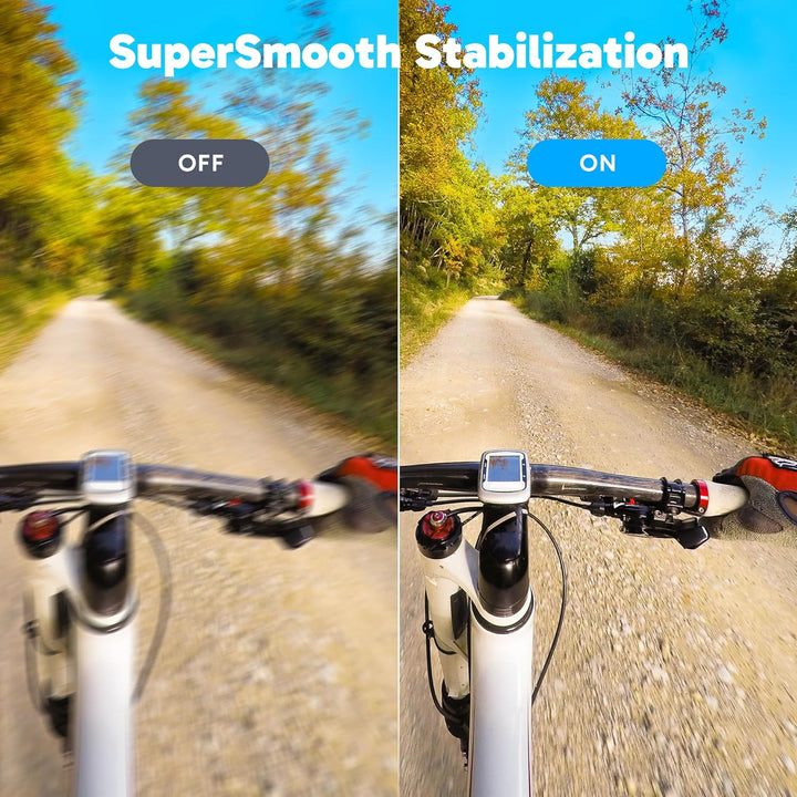 AKASO Action Cam 4K60FPS-Unterwasserkamera 20MP 60M Wasserdicht SuperSmooth Stabilisierung EIS 4.0,W