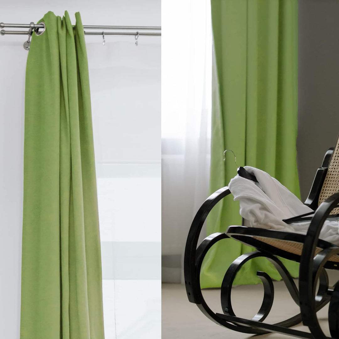 Cleanlevel EST 2016 Verdunklungsvorhang mit Ösen 140cm x 245cm Vorhang Blickdicht Thermo Gardine Wär