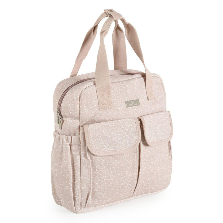 Cangaroo Wickeltasche Mivida Clips Wickelunterlage Reissverschluss Schultergurte beige, Beige