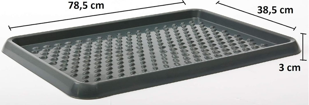 BranQ - Home essential BranQ Schuhablage aus Kunststoff, Anthrazit, PP, 2-pcs, 5901098048804 Anthraz