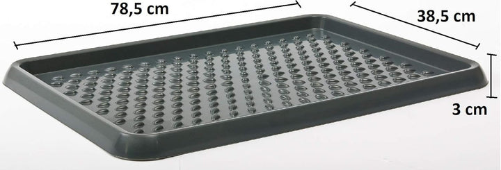 BranQ - Home essential BranQ Schuhablage aus Kunststoff, Anthrazit, PP, 2-pcs, 5901098048804 Anthraz