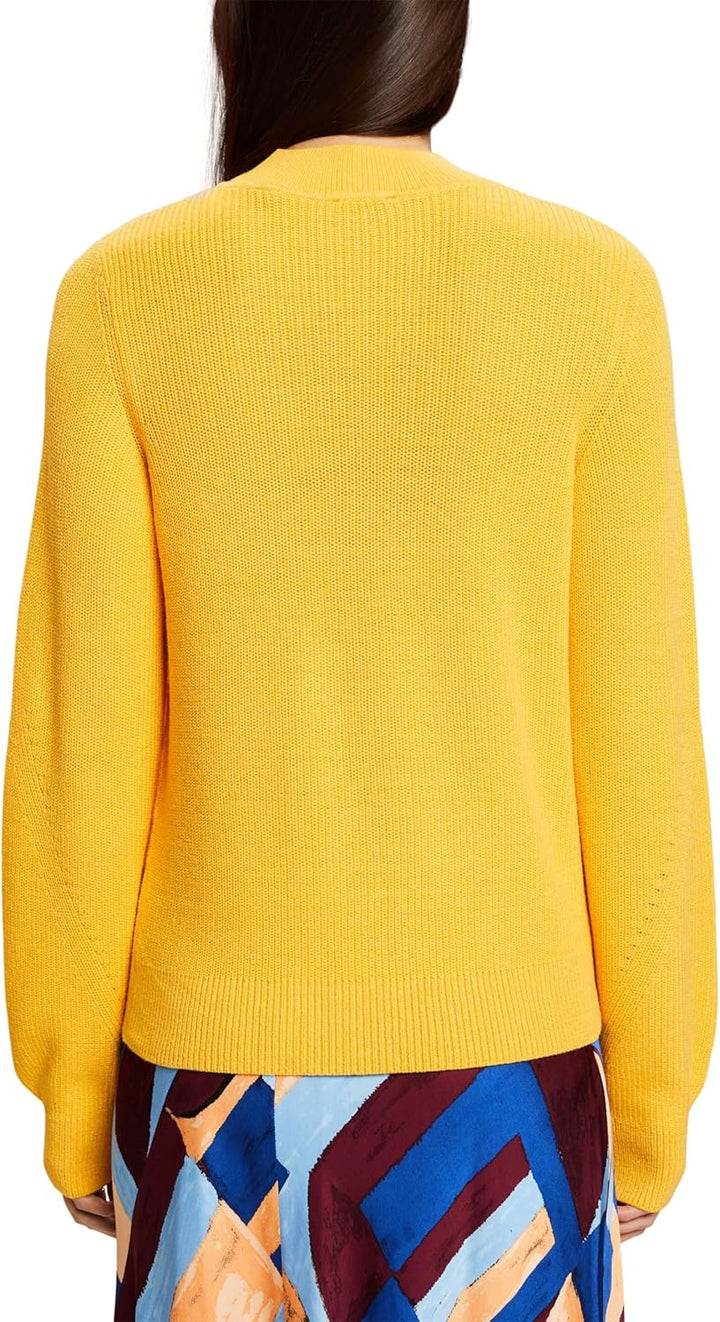ESPRIT Damen Pullover XL 750/Yellow, XL 750/Yellow