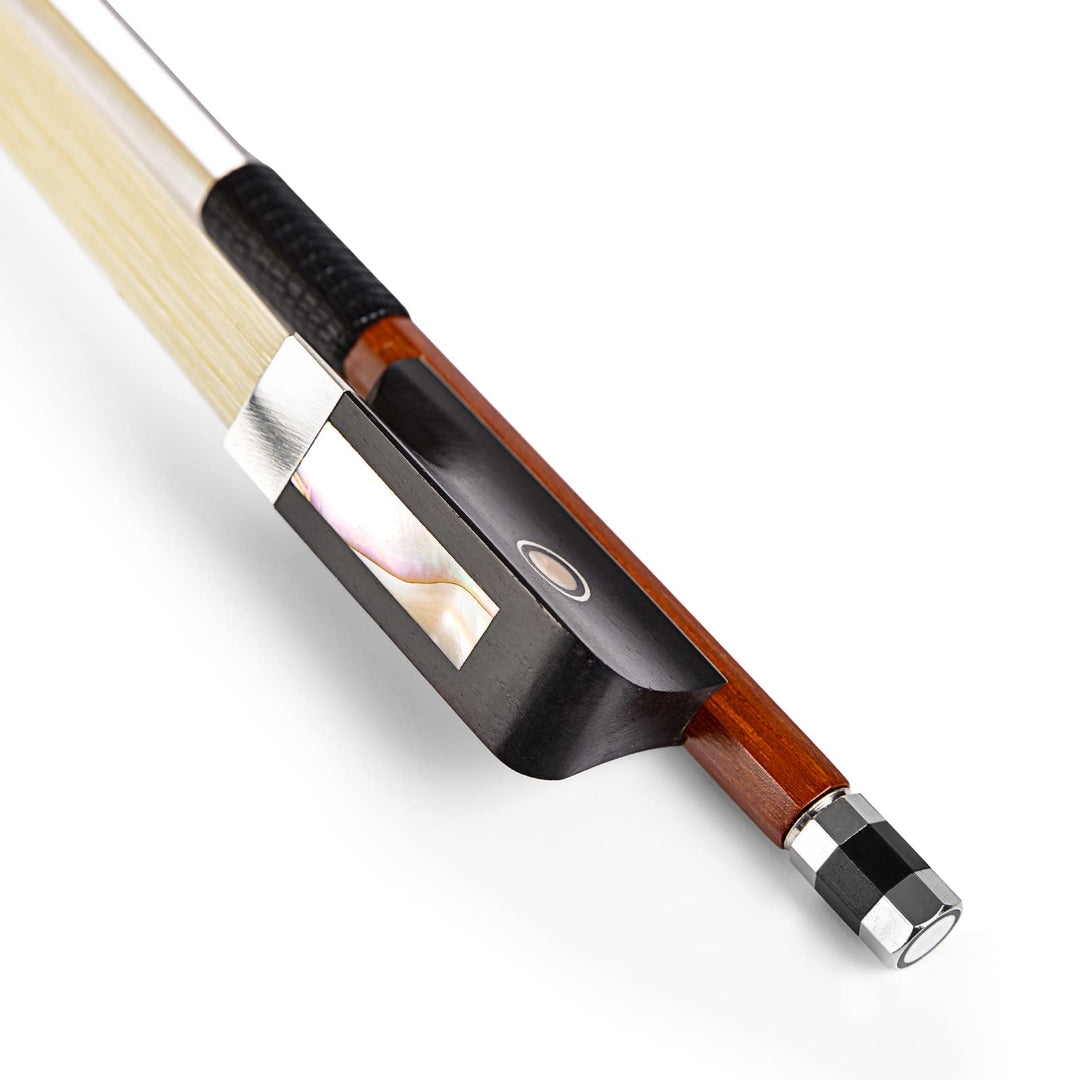 WinsterBow Brasilwood Ebenholz Violine Violine Cellobogen volle Grösse Ebenholz Frosch mit natürlich