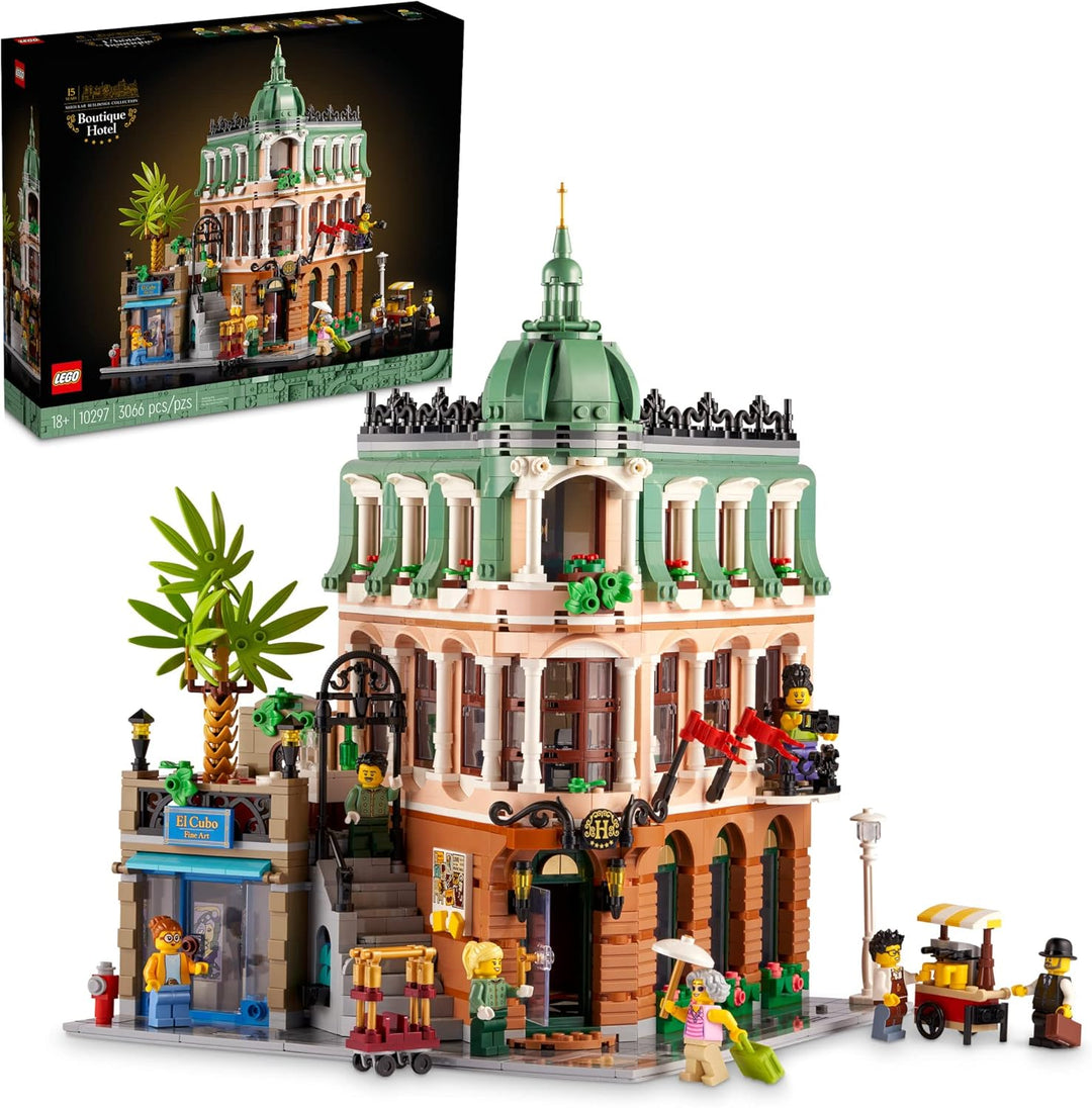 LEGO Boutique Hotel 10297 Building Kit; Make a Detailed Displayable Model Hotel Packed with Surprise