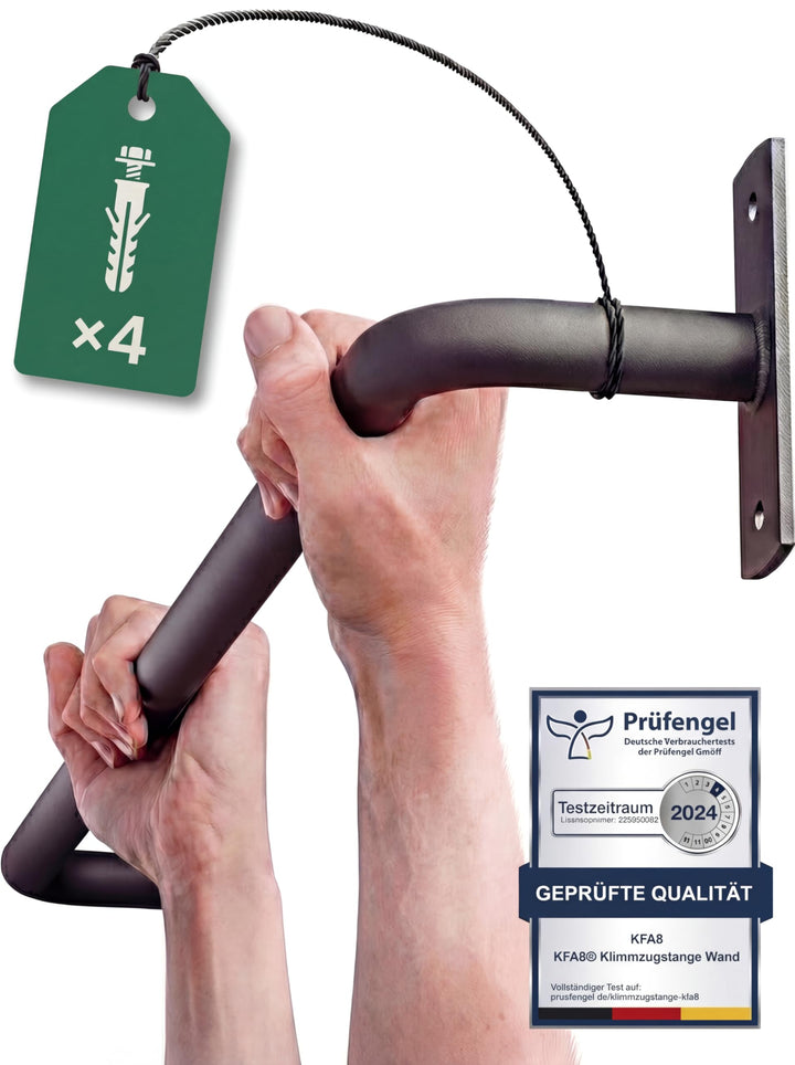 KFA8 Klimmzugstange Wand - Premium Pull Up Bar für effektives Krafttraining Zuhause - modernes Desig