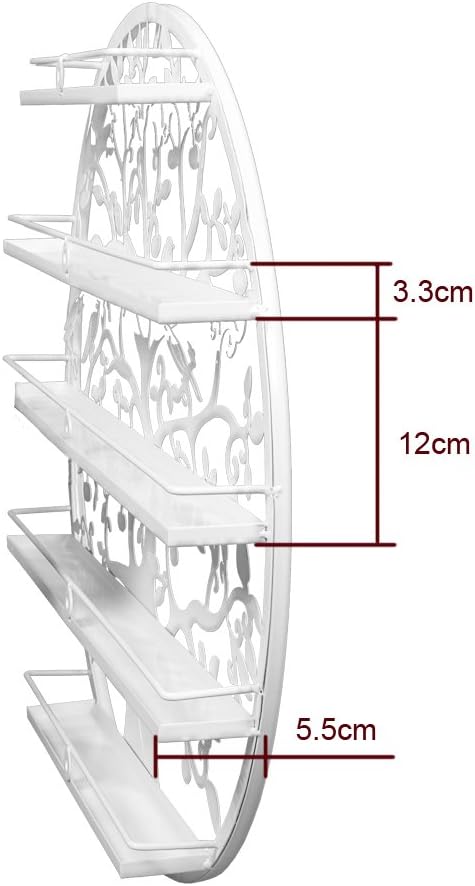5-tier Metall Nagellackregal Wandregal