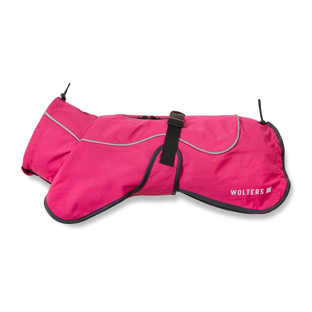 Wolters Hundejacke Cape Drizzle | Ganzjahresjacke für Hunde in der Farbe Magenta | Grösse 38 (Rücken