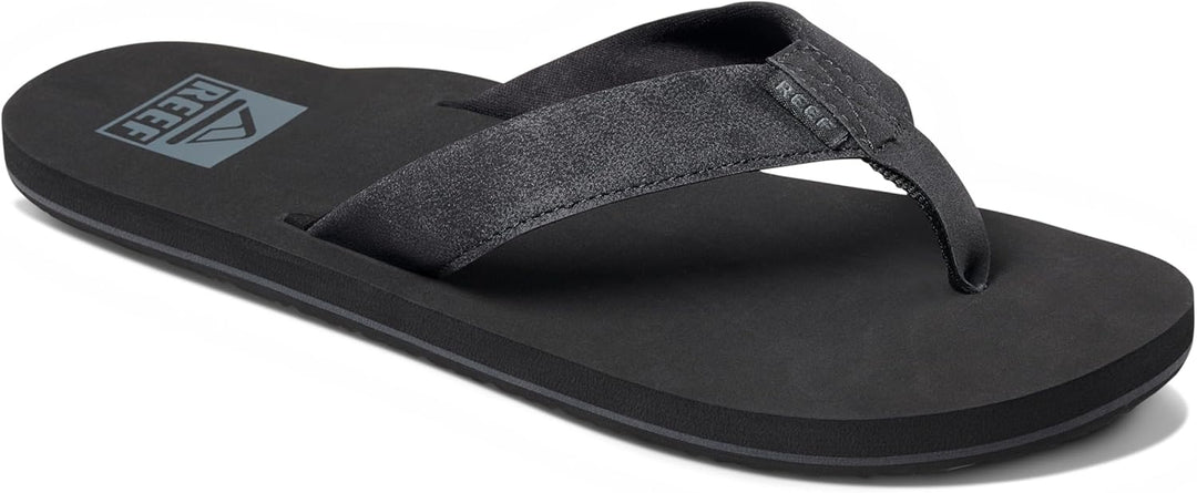 Reef Herren Fanning Zehentrenner 37.5 EU Schwarz, 37.5 EU Schwarz