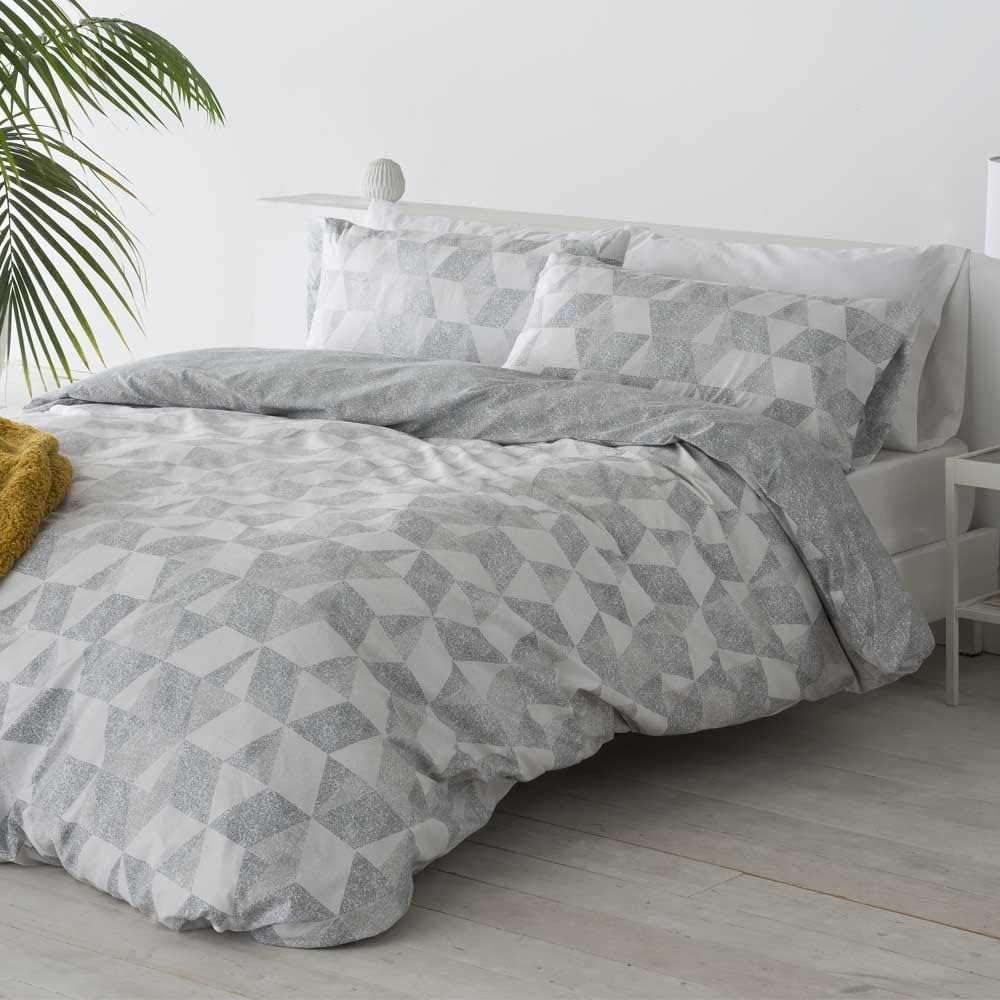 Cotton Artean Wendebettwäsche für Bett mit 135 cm Breite, mit Druckknöpfen. Hypoallergen. Cama 135 (