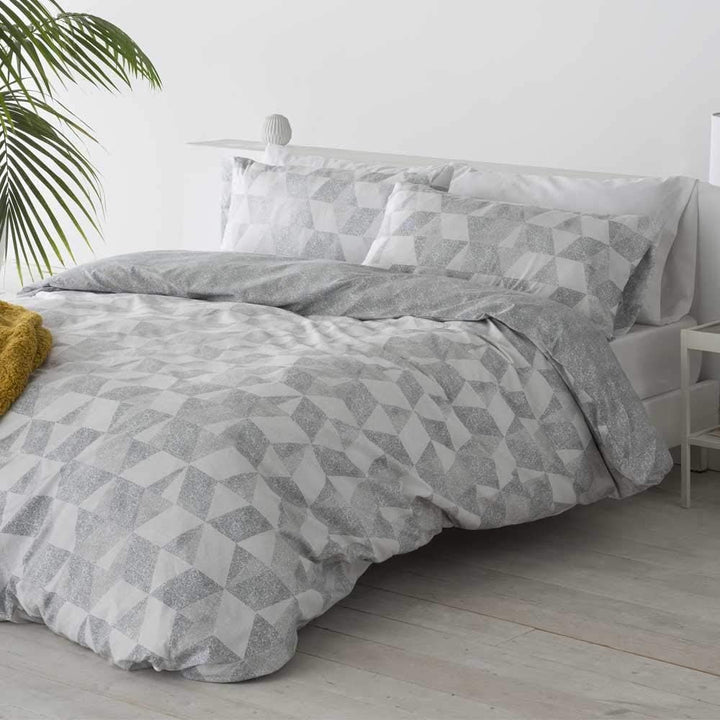 Cotton Artean Wendebettwäsche für Bett mit 135 cm Breite, mit Druckknöpfen. Hypoallergen. Cama 135 (