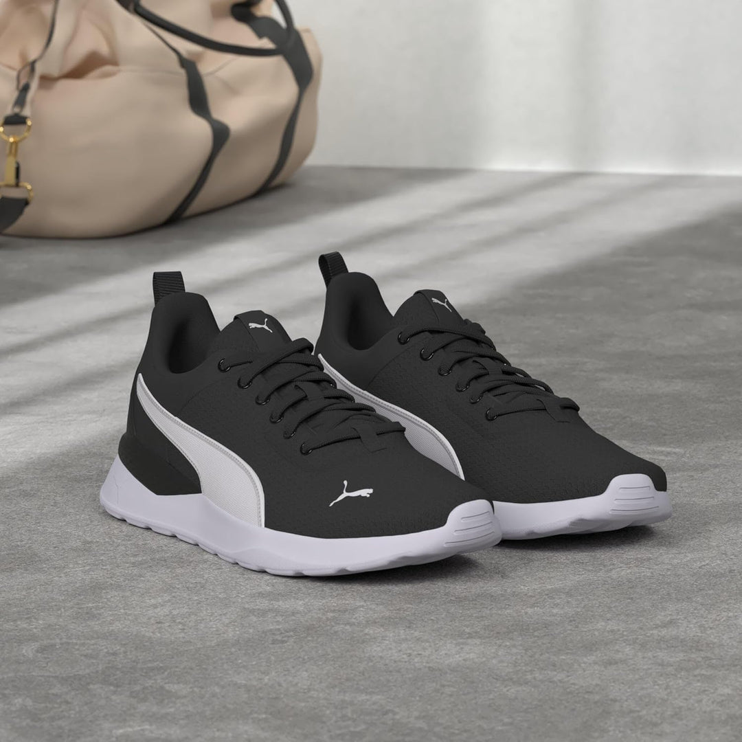 PUMA Unisex Anzarun Lite Sneaker 40.5 EU Puma Black Puma White, 40.5 EU Puma Black Puma White