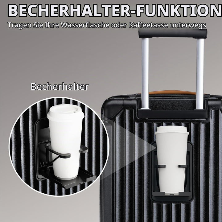 Joyway Koffer Reisekoffer von ABS Hartschalen Erweiterbar Trolley Kofferset mit TSA Schloss und 4 Ro