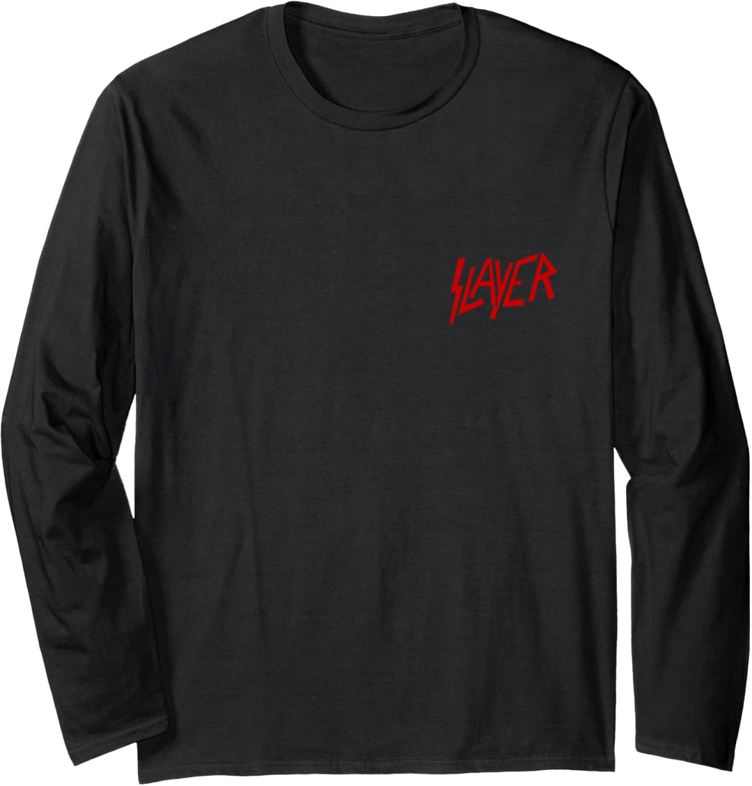 Slayer - Small Classic Logo Langarmshirt