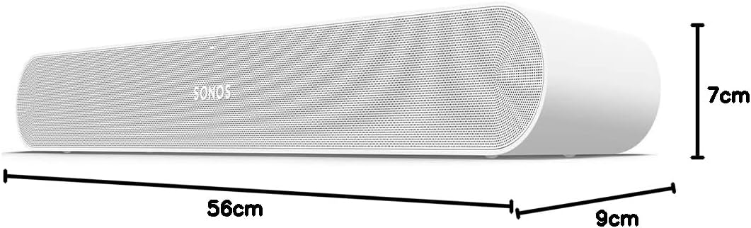 Sonos Ray, Soundbar, 4 Digitale Verstärker der Klasse D, Trueplay, Night Sound, Dolby Digital, Touch