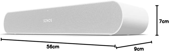 Sonos Ray, Soundbar, 4 Digitale Verstärker der Klasse D, Trueplay, Night Sound, Dolby Digital, Touch