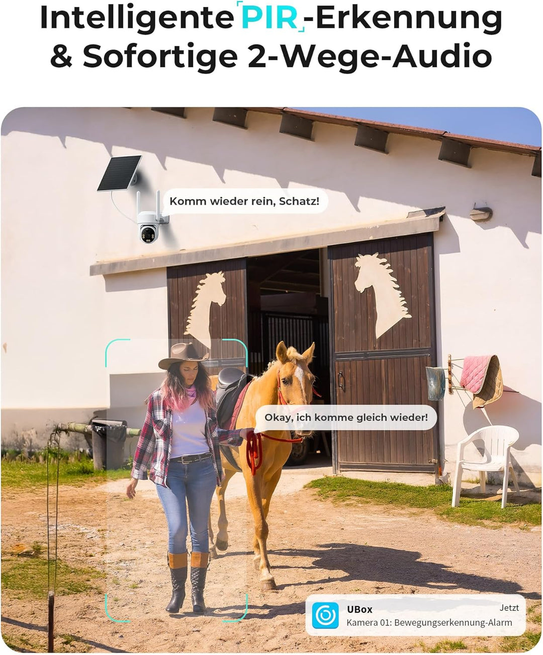 SEHMUA 4G LTE Überwachungskamera Aussen Akku mit SIM Karte 2K PTZ Kabellos Outdoor Kamera Ohne WLAN