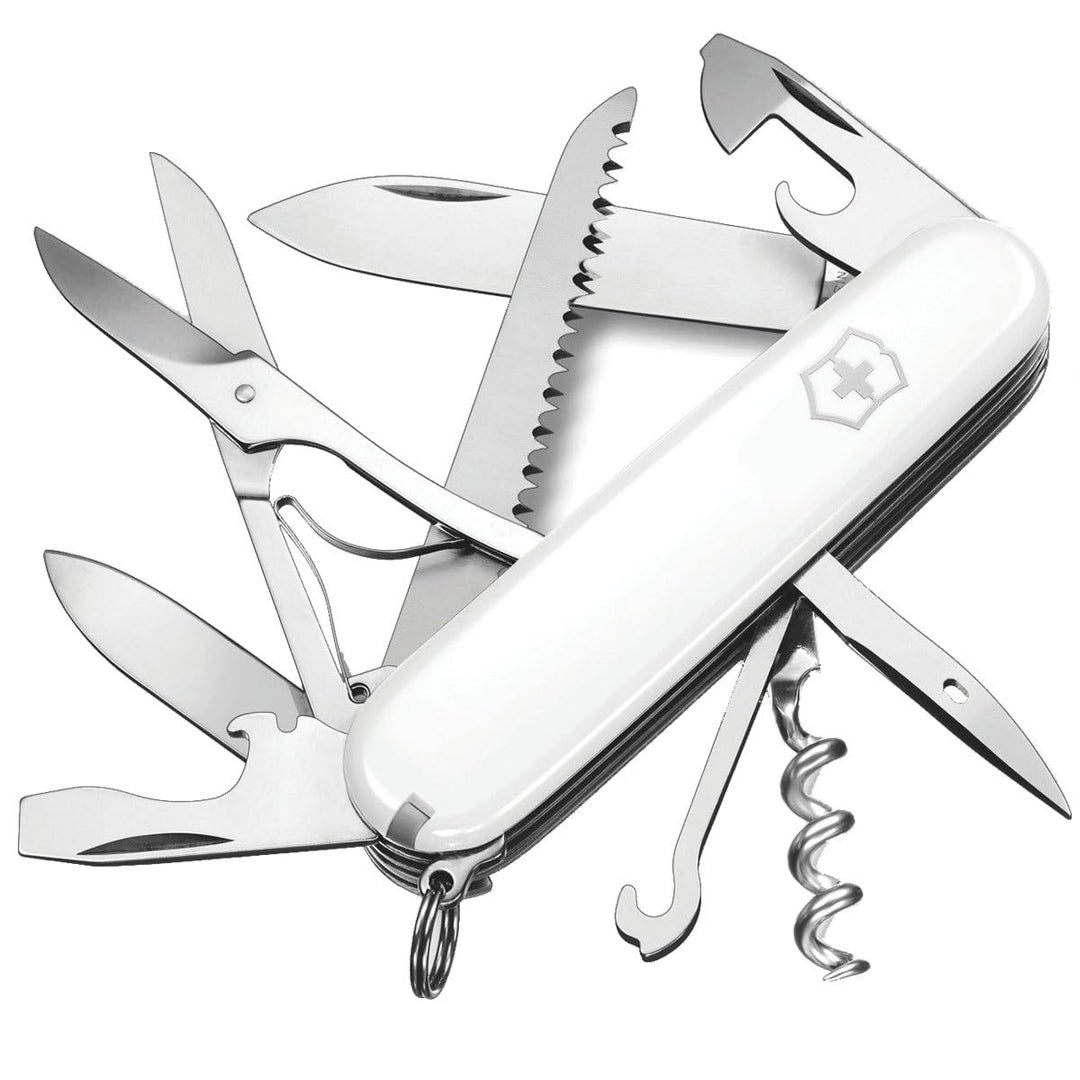 Victorinox Schweizer Taschenmesser Huntsman, Swiss Army Knife, Multitool, 15 Funktionen, Klinge, Kor