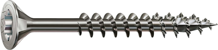 SPAX Universalschraube aus Edelstahl rostfrei A2, 6,0 x 140 mm, 100 Stück, T-STAR plus, Senkkopf, Te