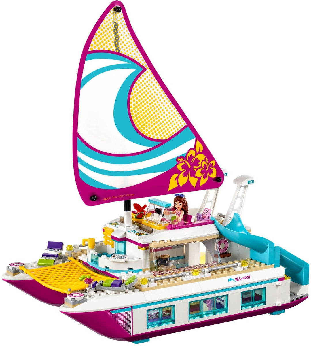 LEGO Friends 41317 - "Sonnenschein-Katamaran Konstruktionsspiel, bunt