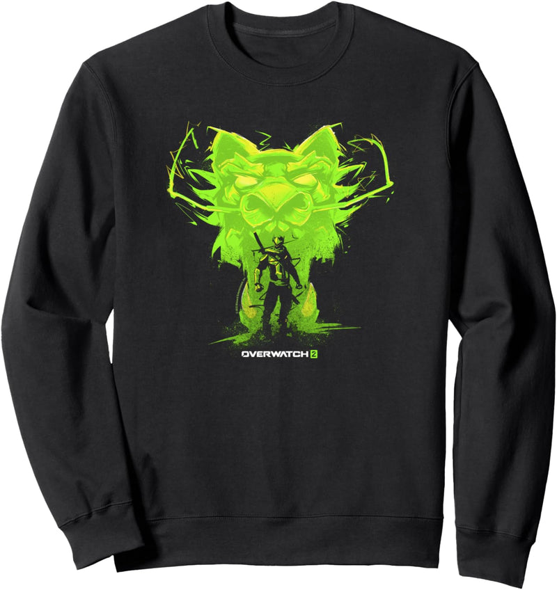 Overwatch 2 Genji Green Dragon Ninja Spirit Sweatshirt