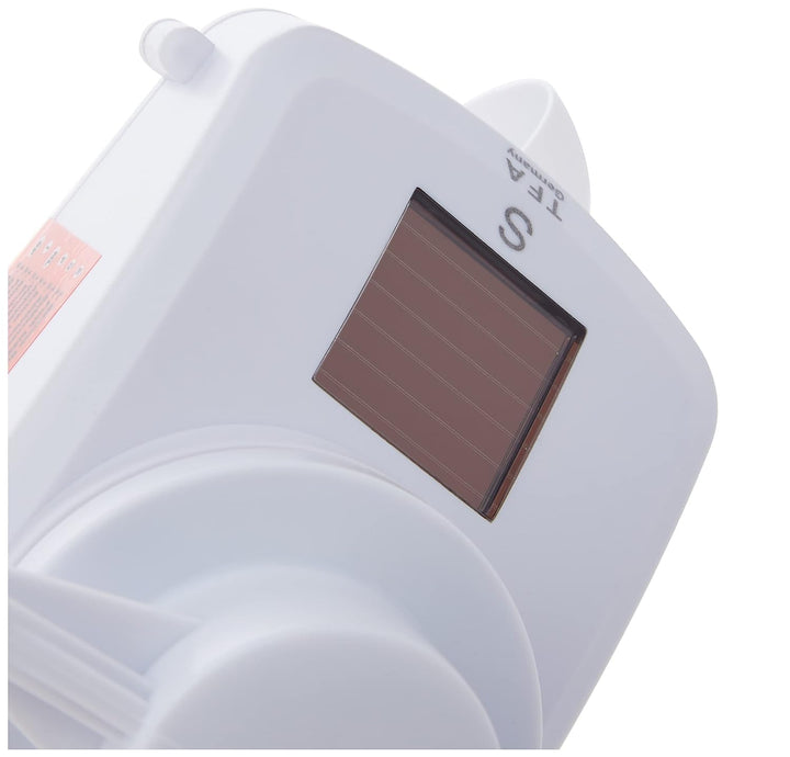 TFA Dostmann Weatherhub Solar-Funk-Windmesser, Überwachung über das Smartphone, weiss, L 250 x B 150