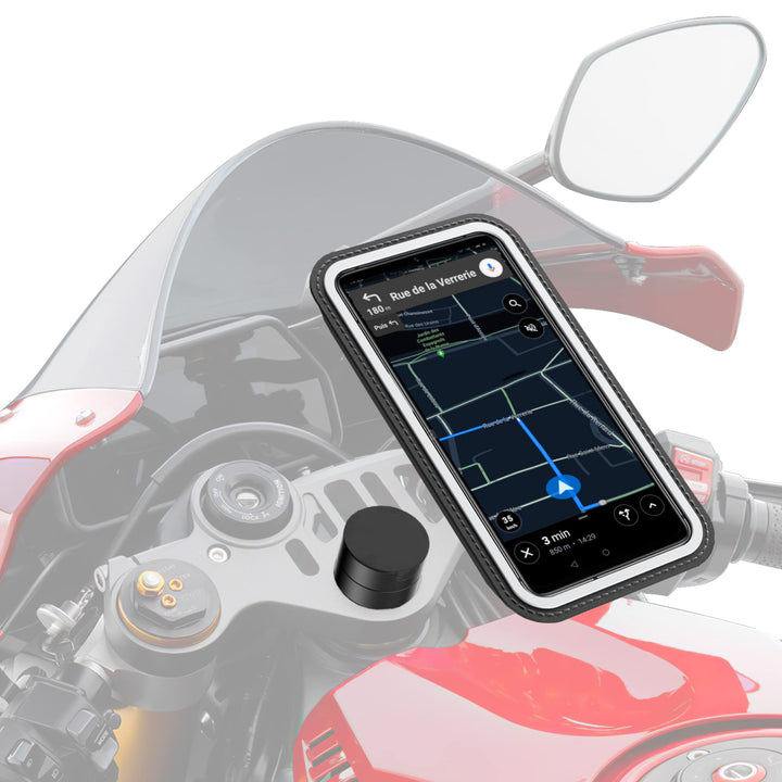 Shapeheart französische Innovation, magnetische Telefonhalterung für Sportmotorräder für Lenkerhälft