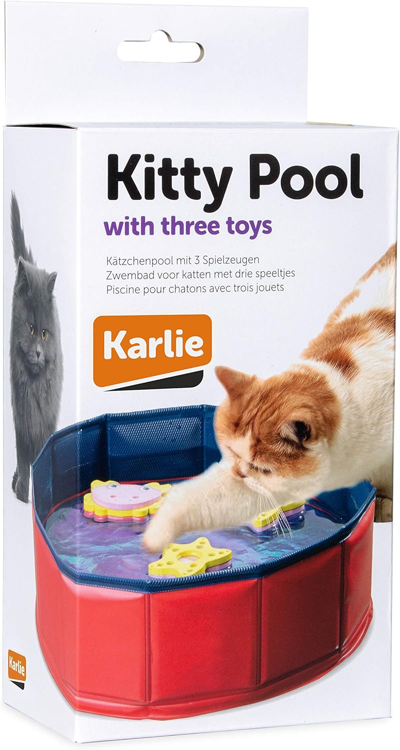 Karlie Kitty Lake H: 10 cm ø: 30 cm blau-rot