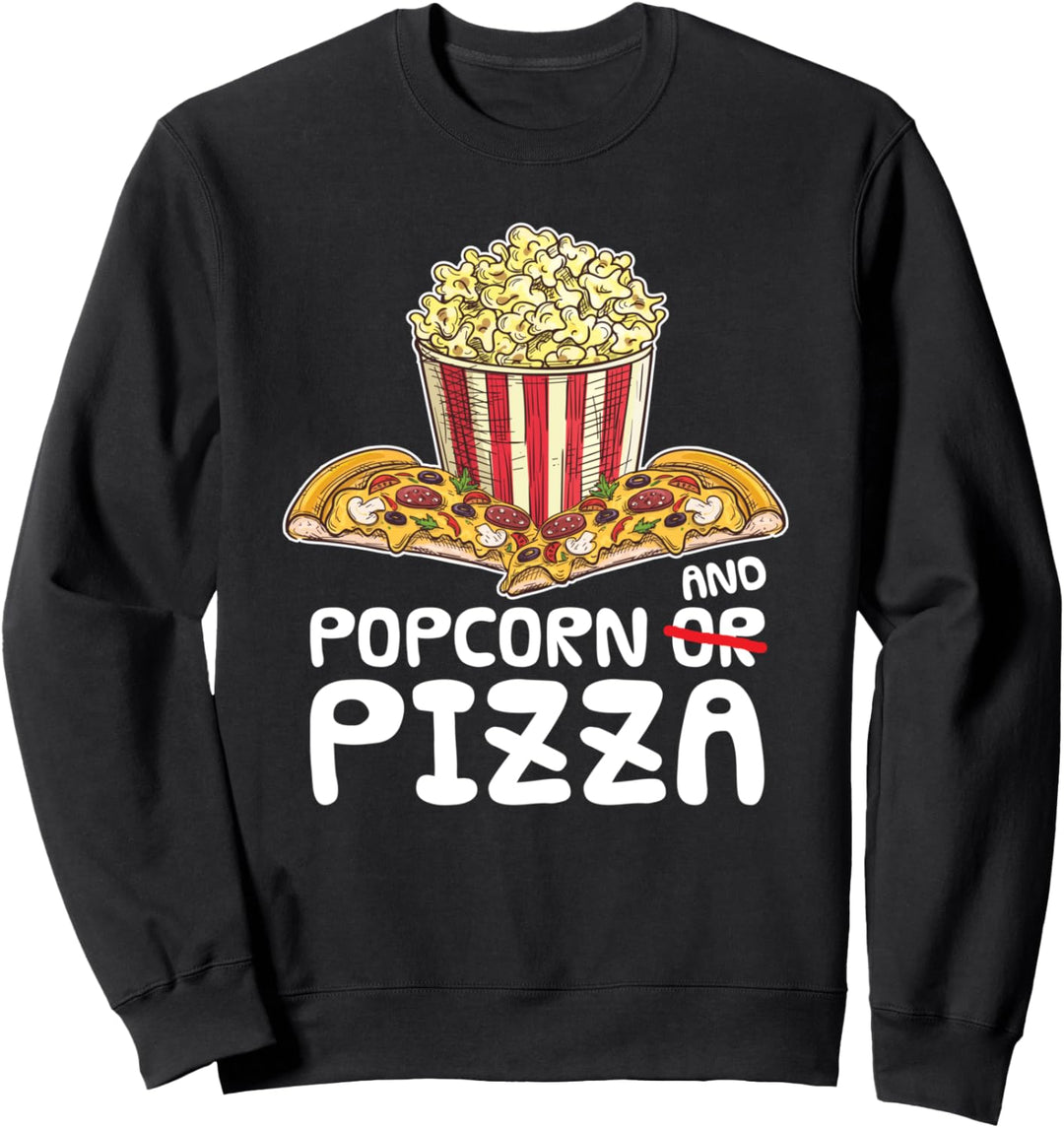 Popcorn Snack Kino Süss Salzig - Popcorn Sweatshirt