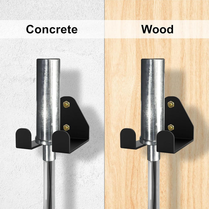 Einzelne Langhantelaufbewahrung, vertikaler Hänge-Langhantel-Rack, Wandhalterung, für olympische Lan