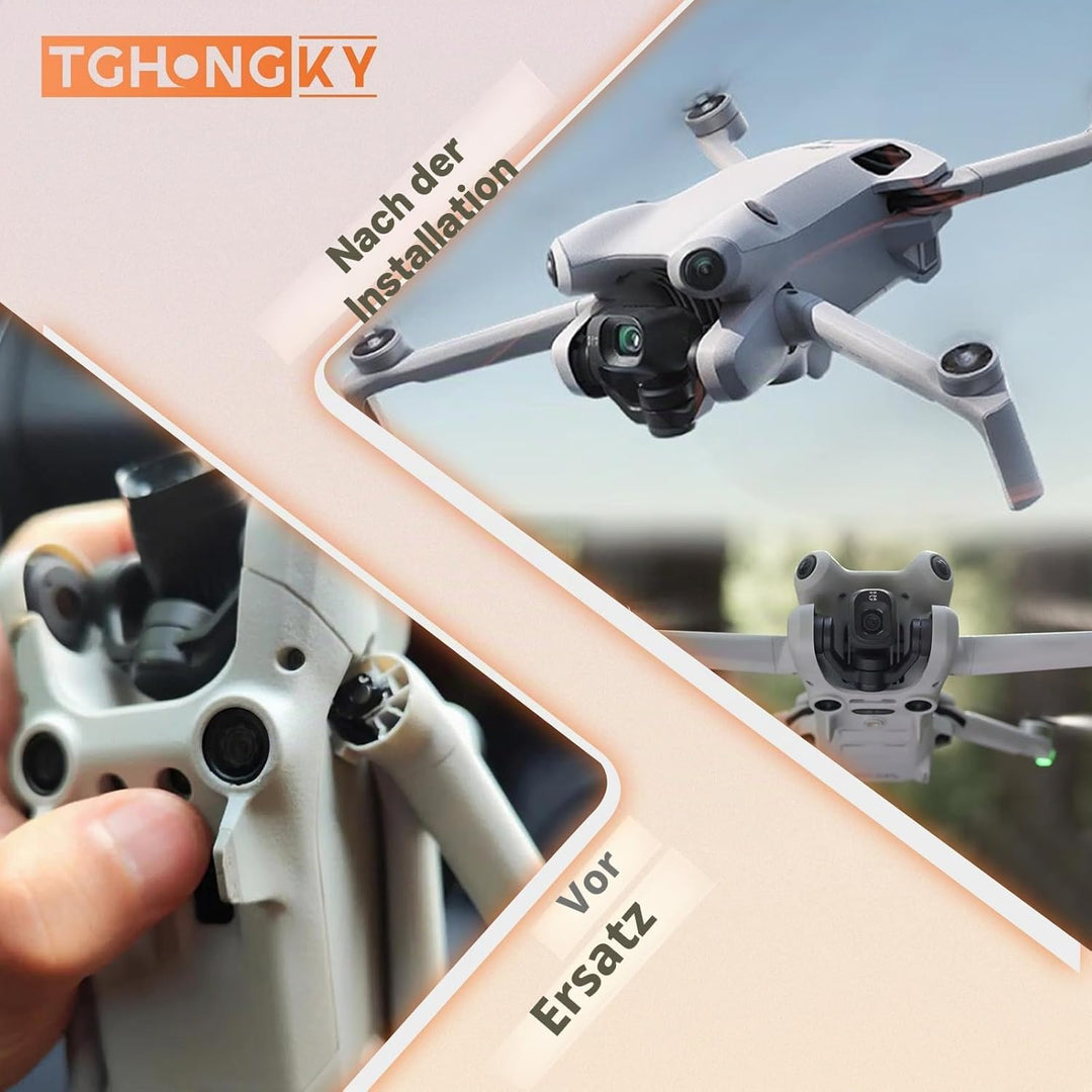 2 Stück Drohne Vorderarmwelle für DJI Mini 3 take Vorderarmdrehpunkt Ersatzteile für DJI Mini 4 Pro