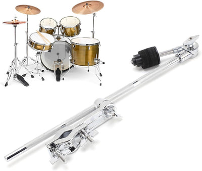 Boom Beckenständer Beckenarmhalter Drum Kit Verlängerungsklemmen Einstellbar mit Filzauflage für Per