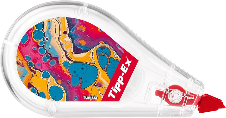 Tipp-Ex Korrekturroller Mini Pocket Mouse, 6m x 5mm, 10er Pack, Bedrucktes Design, Ideal für das Bür