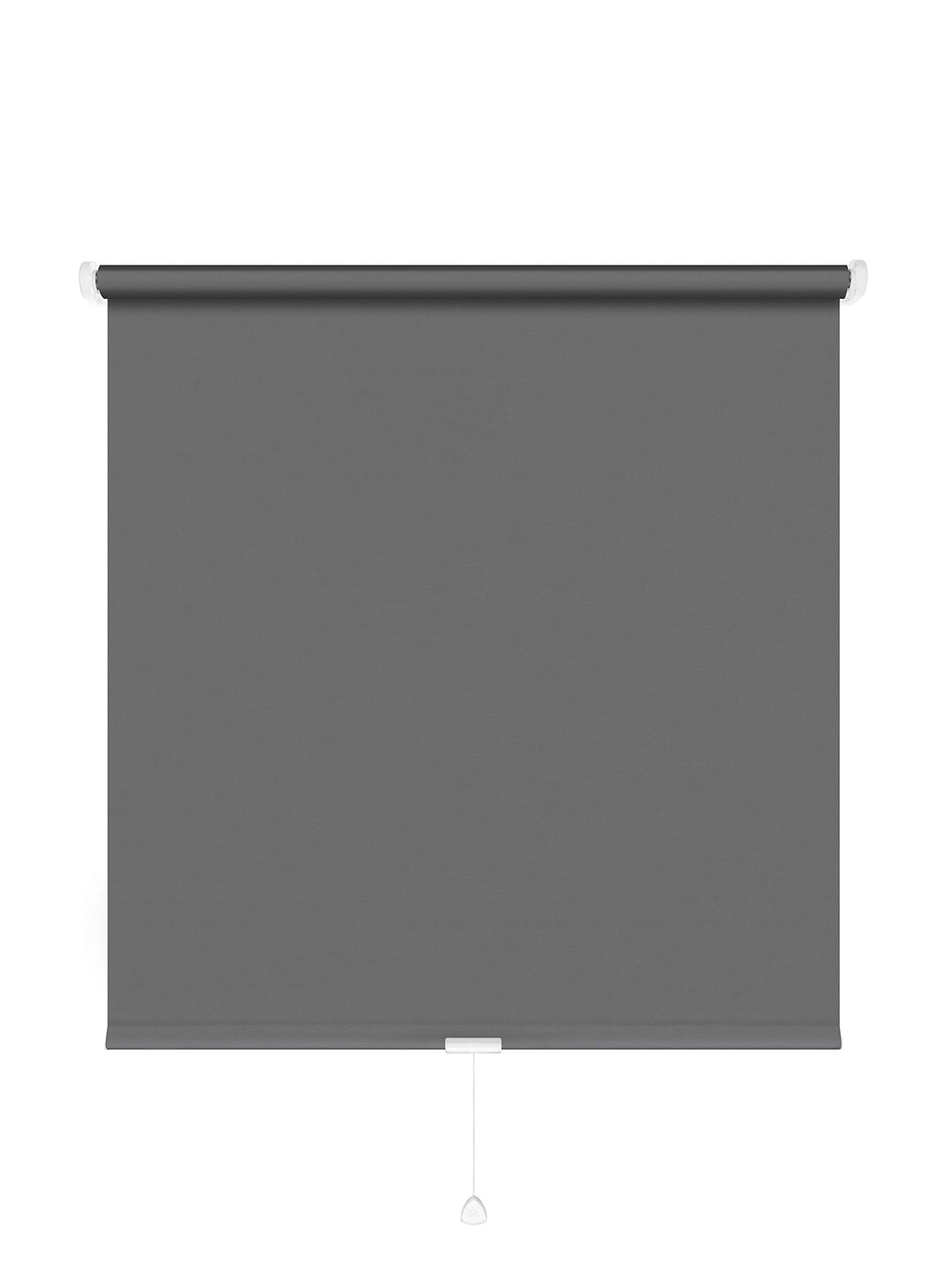 JalousieCrew Springrollo Classic Mittelzugrollo Schnapprollo Rollo anthrazit dunkel grau - Breite 60