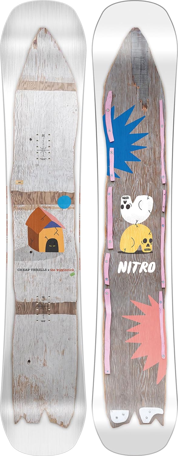 Nitro Herren Cheap Trills BRD´24 Snowboard 152 Multicolour, 152 Multicolour