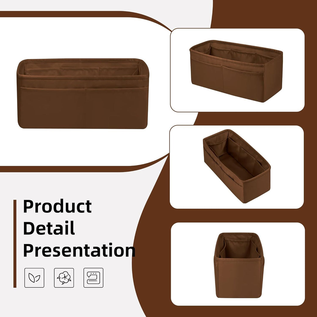 DGAZ Handtaschen Organizer Seide, Taschenorganizer Tasche in Tasche Organizer Innentaschen für Birki