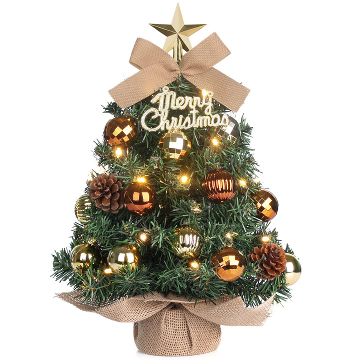 Mini Weihnachtsbaum Kleiner Weihnachtsbaum mit Beleuchtung LED Tisch Weihnachtsbaum klein künstlich