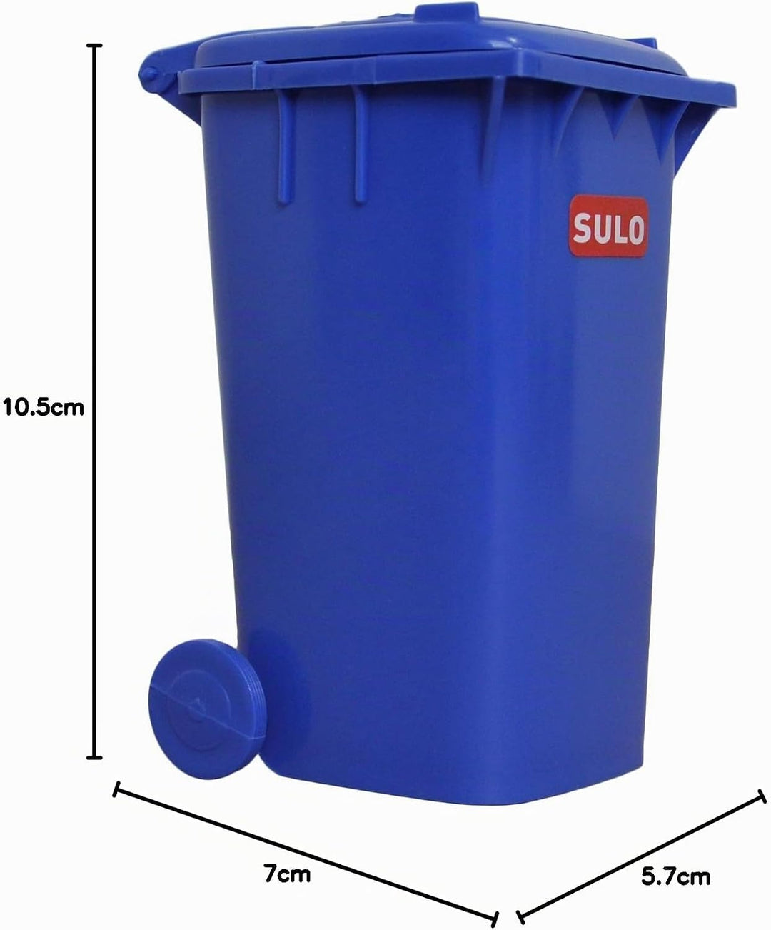 Mini-Müllbehälter 120 l - kleine Ausführung blau