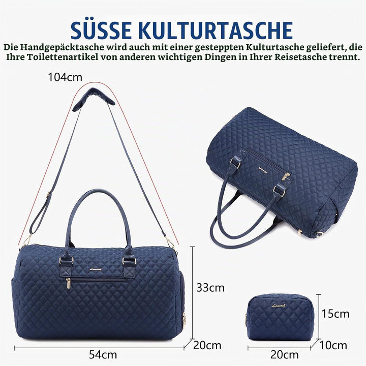 LOVEVOOK Sporttasche Reisetasche Damen, Weekender Travel Kliniktasche Geburt mit Kulturtasche, Schuh