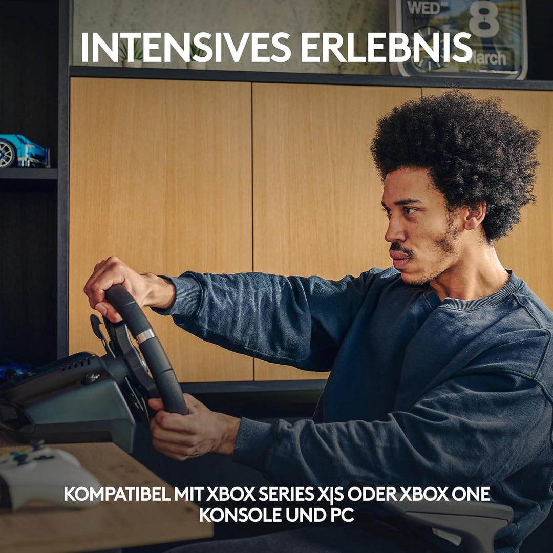 Logitech G G920 Driving Force Gaming Rennlenkrad, Zweimotoriges Force Feedback, 900° Lenkbereich, Ra