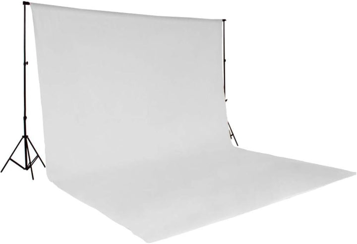 tectake® Teleskop Fotostudio Komplettset Hintergrundsystem inkl. Hintergrund 6x3 m + Tasche - Divers