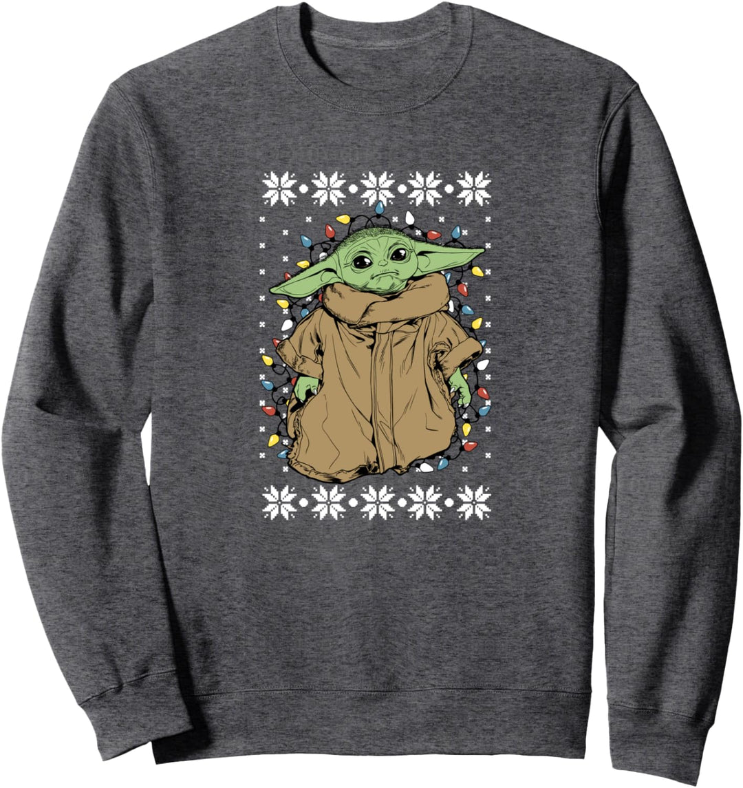 Star Wars: The Mandalorian Christmas The Child Lights Sweatshirt