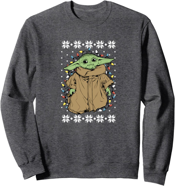 Star Wars: The Mandalorian Christmas The Child Lights Sweatshirt